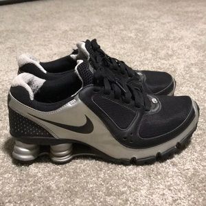 Men’s Nike Shox Black and Silver